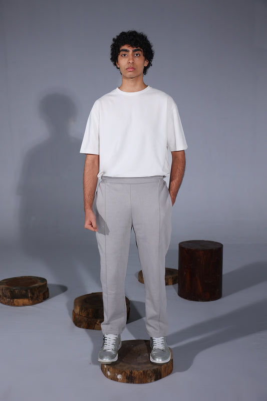 Straight Fit Pleated Trousers